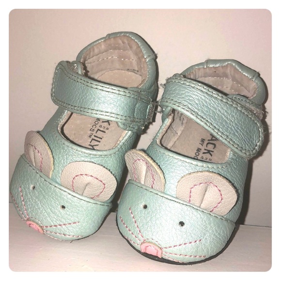 Jack & Lily - My Mocs Mint Mouse 0-6 months - Picture 1 of 6